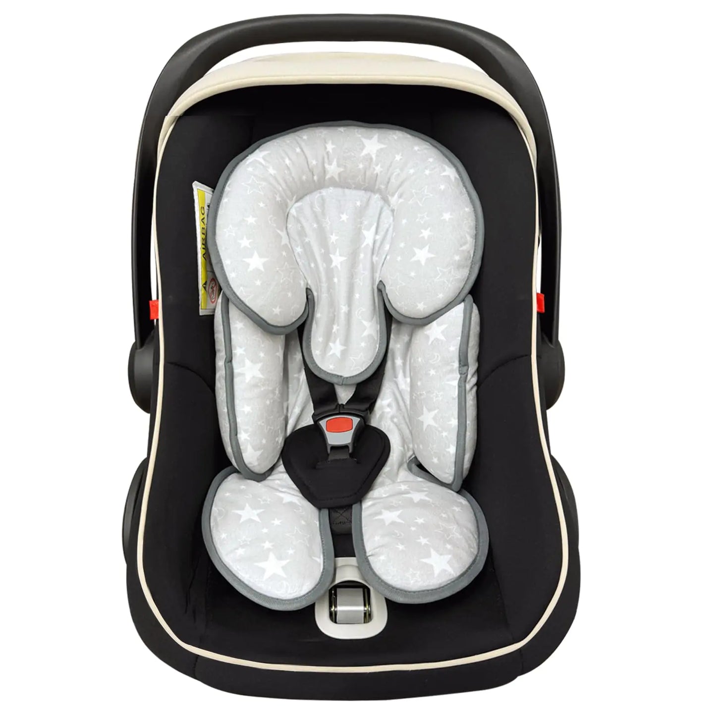 Zdbdbd Infant Car Seat Insert 2 in 1 Reversible Baby Car Seat Head Body Support Cushion Pillow Carseat Head Support for Newborn Stroller Cushion Insert for Carseats Bouncers Swings